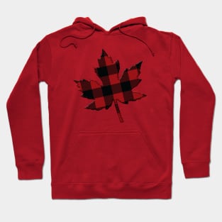 Buffalo Plaid Leaf Hoodie